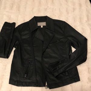 Banana Republic Black Jean Moto jacket